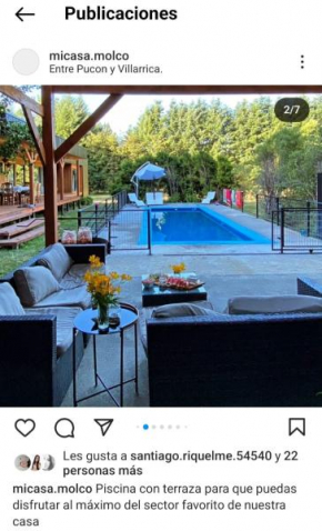 Fabulosa casa con tinaja en parcela Molco Alto